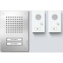 Siedle SET CLAB 850-2 E/W Audio-Set Siedle Classic Edelstahl/Weiß (210010046-00)