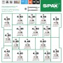 SPAX Holzbauschrauben-Sortiment L-BOXX Mini EDELSTAHL 5000009165019 (5000009165019)
