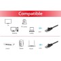 Equip 625452 cavo di rete Nero 3 m Cat6 U/UTP (UTP)