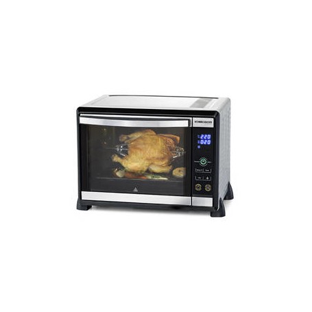 Rommelsbacher BGE 1580/E fornetto con tostapane 30 L 1580 W Nero, Acciaio inossidabile Grill (BGE 1580/E)