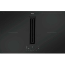Miele KMDA 7876-1 FL MattFinish - Piano cottura a induzione con cappa aspirante integrata, 80 cm (KMDA7876-1FL) KMDA 7876 FL-1