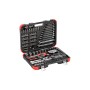 red Steckschlssel-Satz 1/4" + 1/2", 232-teilig (rot/schwarz, mit 2 Umschalt-Knarren) (R46003232)