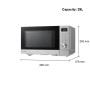 Panasonic NN-SD37QSEPG Mikrowelle Grau 1000 W LCD-Display (NN-SD37QSEPG)