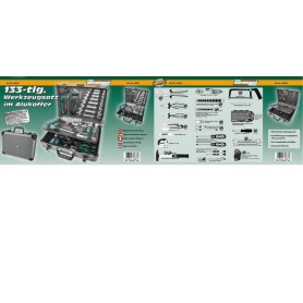 Brüder Mannesmann M29079 Werkzeugset im Koffer 133teilig (M29079)