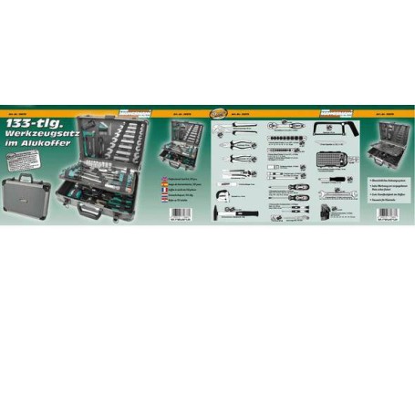 Brüder Mannesmann M29079 Werkzeugset im Koffer 133teilig (M29079)