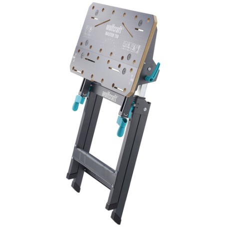 Wolfcraft 6871000 Spann- und Maschinentisch MASTER 750 ERGO 13.2 kg Schwarz, Silber (6871000)