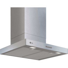 Neff D65BCC2L0 - Cappa aspirante a parete N50, effetto metallo, ricircolo/scarico aria, 60 cm