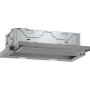 Neff D46BR22X2 Cappa aspirante a schermo piatto - N30, argento metallizzato, aria di ricircolo/scarico, 60 cm