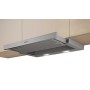 Neff D46BR12X7 Cappa aspirante a schermo piatto - N30, argento metallizzato, aria di ricircolo/scarico, 60 cm