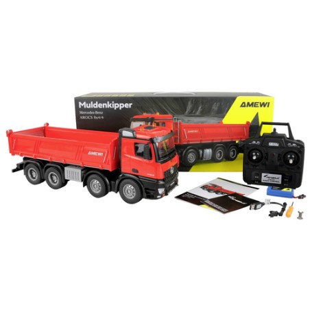 Amewi Mercedes-Benz Arocs Muldenkipper 8x4/4 4WD 1 18 RTR ro (22693)