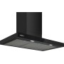Siemens PowerLine LC97BDN60 - Cappa aspirante a parete iQ500, nero opaco, aria di ricircolo/scarico, 60 cm