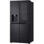 LG GMG761EPAE Frigorifero SLIM FIT Side-by-Side con porta alla francese, serbatoio dell'acqua da 508 l, nero