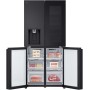 LG GMG761EPAE Frigorifero SLIM FIT Side-by-Side con porta alla francese, serbatoio dell'acqua da 508 l, nero