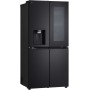 LG GMG761EPAE Frigorifero SLIM FIT Side-by-Side con porta alla francese, serbatoio dell'acqua da 508 l, nero