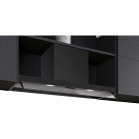 Siemens LJ95BCC60 - iQ300 Cappa aspirante di design integrata, nero opaco, aria di ricircolo/scarico, 90 cm