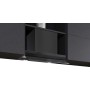 Siemens LJ67BDP60 , iQ500, Cappa di design integrata, 60 cm, vetro trasparente con stampa nera opaca, Classe : A