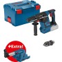 Akku-Bohrhammer GBH 18V-26 F Professional, mit GDE 18V-16 (blau/schwarz, ohne Akku und Ladegert, in L-BOXX) (061191000K)
