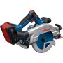 Akku-Handkreissge GKS 18V-57-2 GX Professional solo, 18Volt (blau/schwarz, ohne Akku und Ladegert, in L-BOXX) (06016C1001)