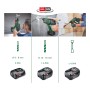 Akku-Bohrhammer UniversalHammer 18V (grn/schwarz, 2x Li-Ionen Akku 2,5Ah, Koffer, POWER FOR ALL ALLIANCE) (06039D6003)