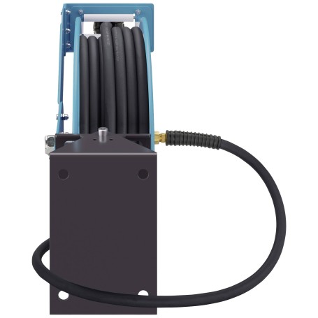 Schlauchaufroller offen 9040OS-10, 20 Meter (blau, 2 Meter Anschlussschlauch)
