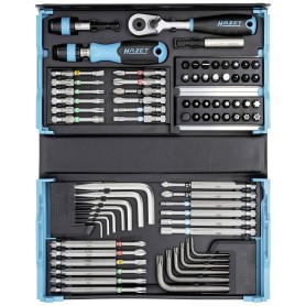SmartCase Bit-Satz 2200SC-31, 73-teilig (schwarz/blau, 1/4", mit Umschaltknarre)