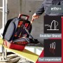 Werkzeugrucksack electric Set (schwarz/rot, 27-teilig, mit Rucksack) (45528)