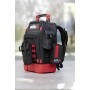 Werkzeugrucksack electric Set (schwarz/rot, 27-teilig, mit Rucksack) (45528)