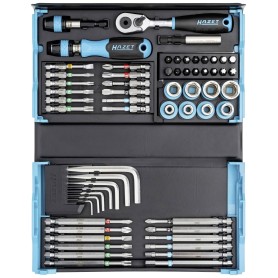SmartCase Steckschlssel- und Bit-Satz 2200SC-32, 59-teilig (schwarz/blau, 1/4", mit Umschaltknarre)