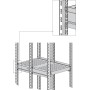 EFB-Elektronik Schwerlast Fachboden, ausziehbar, 6 x Seitenmontage, 140 kg, RAL9005 Hersteller: EFB Elektronik (691640ATS.02)