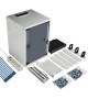 EFB Elektronik 10" Wandgehäuse 9HE Tiefe 300mm 1-teilig RAL7035 (WGB-1009GR.30-SET1)
