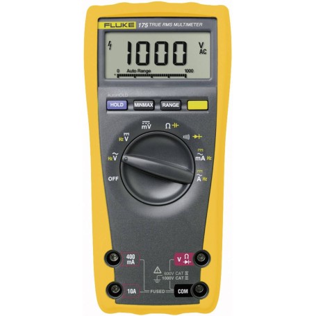 Fluke 175 Hand-Multimeter kalibriert (ISO) digital CAT III 1000 V, CAT IV 600 V Anzeige (Counts): 6000 (1592901-ISO)