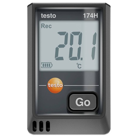 Testo 0572 1741 02 174 H Temperatur-Datenlogger Bodenfeuchte-Datenlogger -20 bis 70°C 0 (0572 1741 02)