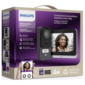Philips WelcomeEye Connect 3 Video-Türsprechanlage WLAN Komplett-Set 1 Familienhaus (531046)