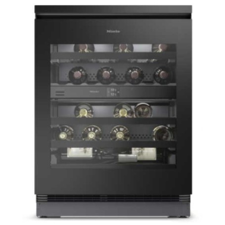 Miele KWTUS 7074 F Obsidian Black - Cantinetta vino da incasso, nicchia 60 x 82 cm (KWTUS7074FOBSW)