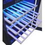Cantinetta frigo per vino Exquisit WS2-45-GTE-160G, larghezza 49 cm, capacità 45 bottiglie di vino standard