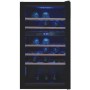 Cantinetta frigo per vino Exquisit WS2-45-GTE-160G, larghezza 49 cm, capacità 45 bottiglie di vino standard