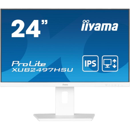 iiyama ProLite XUB2497HSU-W2 Monitor PC 60,5 cm (23.8") 1920 x 1080 Pixel Full HD LED Bianco