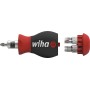 Schraubendreher Stubby 1/4", mit Bit Magazin (schwarz/rot, Stubby mit 7 Doppelbits) (43613)