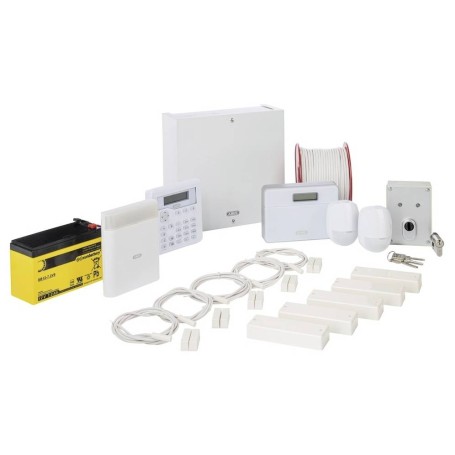 ABUS AZAA10300 Terxon SX Alarmanlagen-Sets Alarmzonen 8x Drahtgebunden, 1x Sabotagezone (AZAA10300)