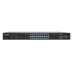 VULTECH SWITCH 16 PORTE POE+ 10/100 FE + 2 PORTE + 2 PORTE UPLINK 10/100/1000 GE + 2 PORTE UPLINK S (VS-POE2164GE-200W)