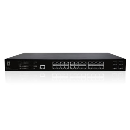 LevelOne GEP-2861 switch di rete Gestito L2 Gigabit Ethernet (10/100/1000) Supporto Power over Ethernet (PoE) 1U Nero (GEP-2861)