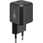 USB-C Dual-Schnellladegert Nano, PD, GaN, 35 Watt (schwarz, 2x USB-C, Power Delivery 3.0) (75333)
