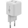 USB-C Dual-Schnellladegert Nano, PD, GaN, 35 Watt (wei, 2x USB-C, Power Delivery 3.0) (75334)