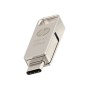 PNY HPFD206C-256 unità flash USB 256 GB USB Type-A / USB Type-C 3.2 Gen 2 (3.1 Gen 2) Argento