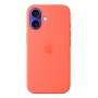 Apple Custodia MagSafe in silicone per iPhone 16 – Mandarancio (MDGN4ZM/A)