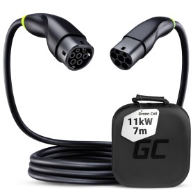 Green Cell EVKABGC04 cavo di ricarica per veicoli elettrici Nero Tipo 1 Type 2 3 7 m