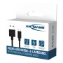 Ansmann 1700-0129 cavo USB 1 m USB A Micro-USB B Nero