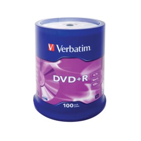 Verbatim DVD+R Matt Silver 4,7 GB 100 pz (43551)
