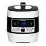 Dampfdruck- & Multikocher "MeinHans" (wei/schwarz, 1.000 Watt, 6 Liter) (MD 1000)