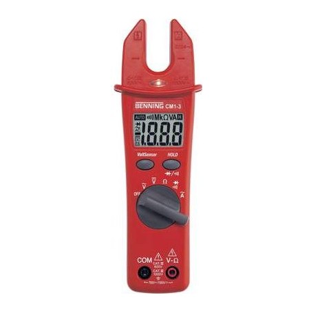 Stromzange Hand-Multimeter digital CM 1-3 Kalibriert nach Werksstandard (CM 1-3 44063) (044063)